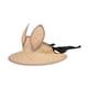 thumbnail image 3 of Sombrero Para El Sol Para Niños, Sombrero De Paja Ligero Para Niños, Sombrero De Verano Para Picnic, Viajes Al Aire Libre, Marrón, 3 of 3