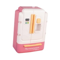 Magideal - Juego De Simulación De Cocina Para Niños, Refrigerador De Simulación, Decoración Para Casa De Muñecas, Regalos, Fácil De Llevar, Juego De Cocina Multi Rosa