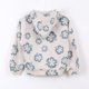 thumbnail image 2 of Polerón Abierto Niña Lilo & Stitch Disney Flores Beige, 2 of 4