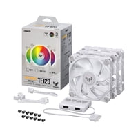 Ventilador Asus Tuf Gaming Tf120 Argb Edición Blanca (Paquete De 3)