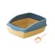 thumbnail image 5 of Caja De Arena Para Gatos Bandeja De Arena Para Gatos Semicerrada Para Gatos De Interior Mascotas Peque?as Conejo Amarillo Y Azul, 5 of 5