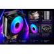 thumbnail image 2 of Disipador Ventilador Para Pc Cpu Argb 90mm 2 Heatpipes Cobre Intel Lga1700 1200 115x Amd Am4 Am5 Ventilador Silencioso Alto Rendimiento 130w Gaming Pc, 2 of 4