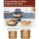 thumbnail image 2 of Papel Air Fryer Tiga Ninja Crispi Pro 200 un 6QT 2.5QT, 2 of 3