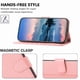 thumbnail image 4 of Funda Cartera para Motorola Moto G24 Power 4G Tarjetero Soporte Magnético y Correa Rosa, 4 of 5