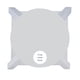 thumbnail image 3 of Taburete Linon Zeke blanco 24 con asiento redondo, 3 of 9