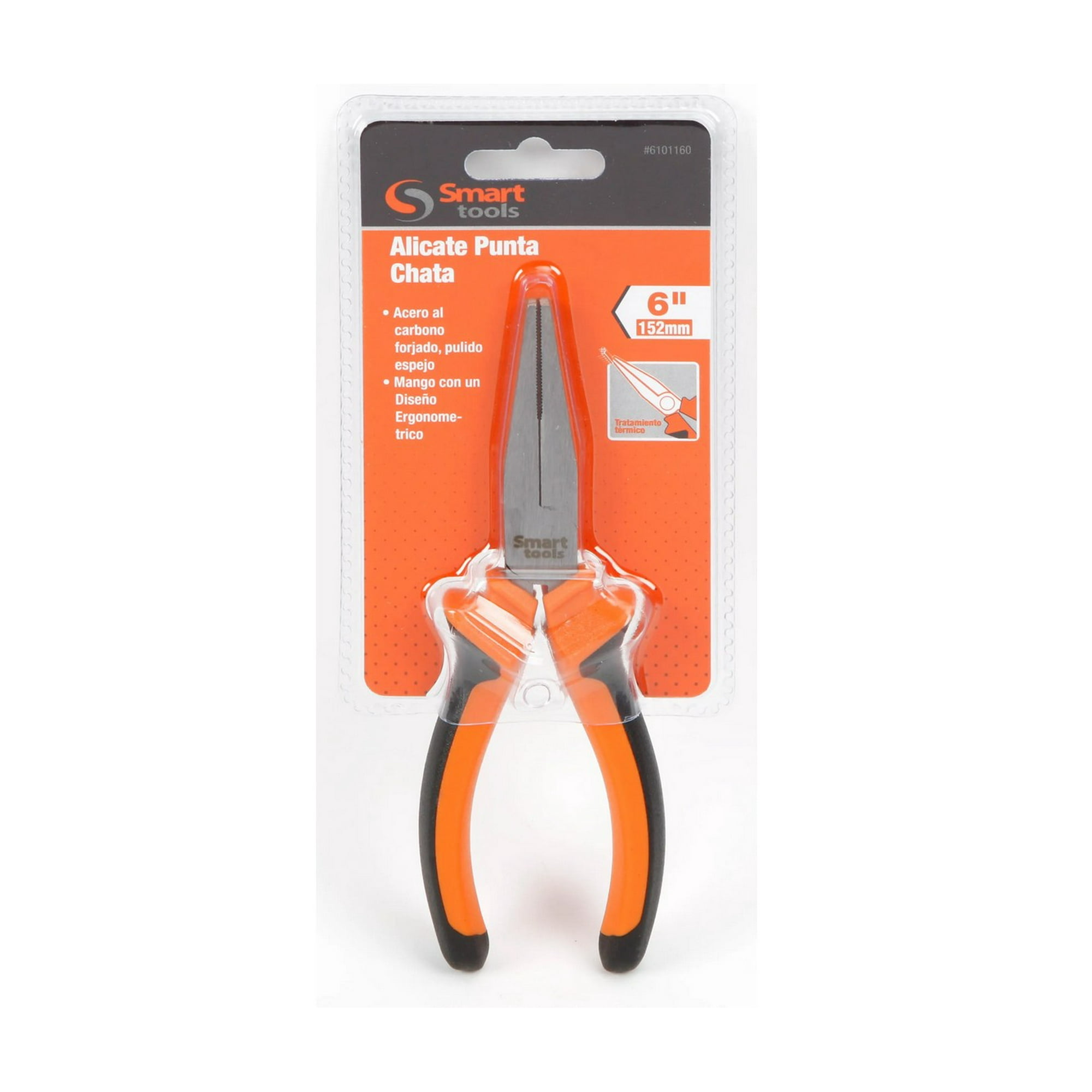 Smart Tools - Alicate Punta Plana 6 Pulgadas