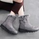 thumbnail image 5 of Botas de nieve de invierno para mujer, botas anchas de media pantorrilla, botines cálidos con forro de piel, antideslizantes y cómodos para exteriores., 5 of 5