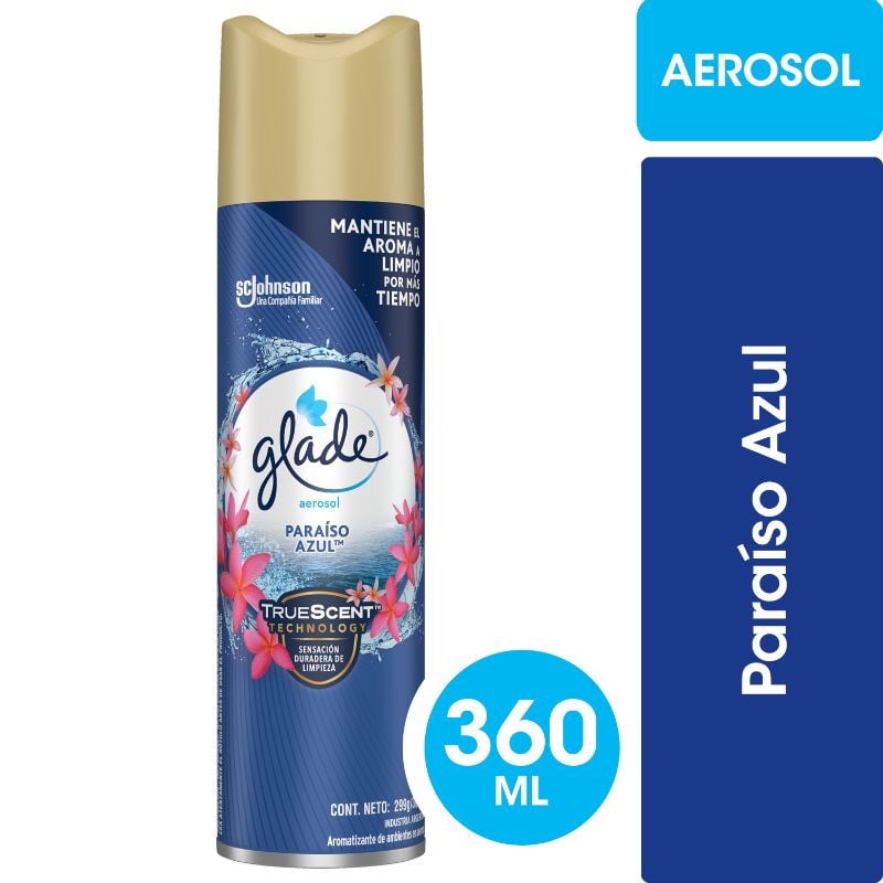 Desodorante Ambiental Aerosol Paraíso Azul Lata 360 ml Glade