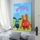 thumbnail image 3 of Popiz Baby TV Cuadro decorativo colgante - Arte de pared - Póster enmarcado - Decoración de pared - Regalos para familia, amigos y aficionados 20*30 cm, 3 of 6