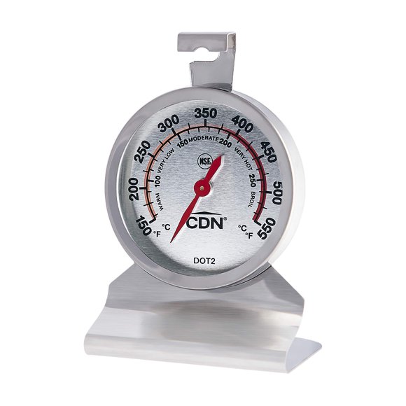 Termómetro para Horno CDN DOT2 con Esfera de 2" de Acero Inoxidable