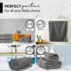 thumbnail image 5 of Juego de toallas KAHAF COLLECTION 61 × 122 cm (6 unidades) Gris claro, 5 of 6