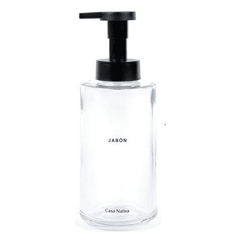 Genérico - Dispensador Jabón Espuma Vidrio Transparente