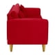 thumbnail image 3 of Sofa New Retro 3c Felpa 01 Rojo, 3 of 6
