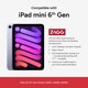 thumbnail image 2 of Funda de tableta ZAGG Rugged para iPad Mini (Gen 6) con correa de mano, 2 of 6