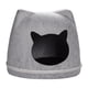 thumbnail image 4 of Cama Con Cojín Para Gato, Cama Cueva Portátil Extraíble, Camas Para Gatos Para Gatos De Interior, Gris Claro, 4 of 5