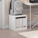 thumbnail image 1 of Librería Furinno Cubicle apilable de 2 niveles, blanca, 40 x 40 x 37 cm, 1 of 7