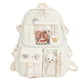 thumbnail image 1 of Kawaii School Style: Cute Nylon Backpack with Pins & Accessories for Students, 1 of 5