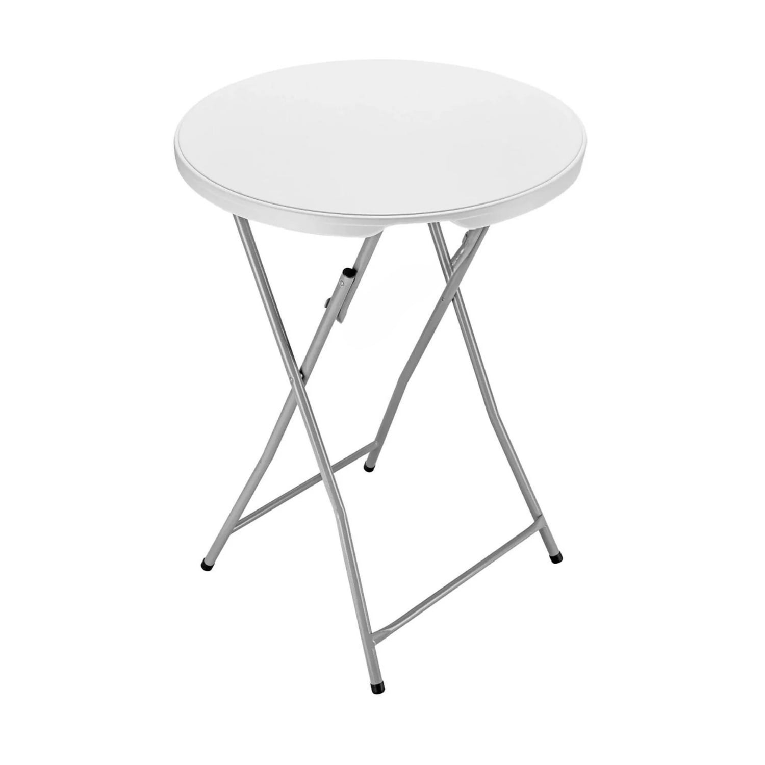 Mesa Plegable Portatil Redonda Uso Interior Exterior Eventos Para Jardín Interior Y Exterior De HDPE Con