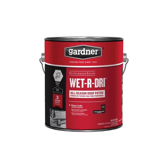 Parche seco húmedo Gardner-Gibson para techos, 857 ml