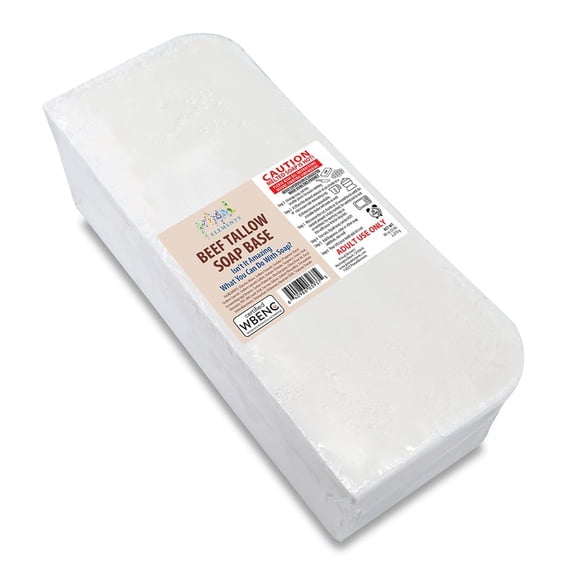 Base de Jabón Primal Elements 2,3 kg de Sebo de Res – Derretir y Verter
