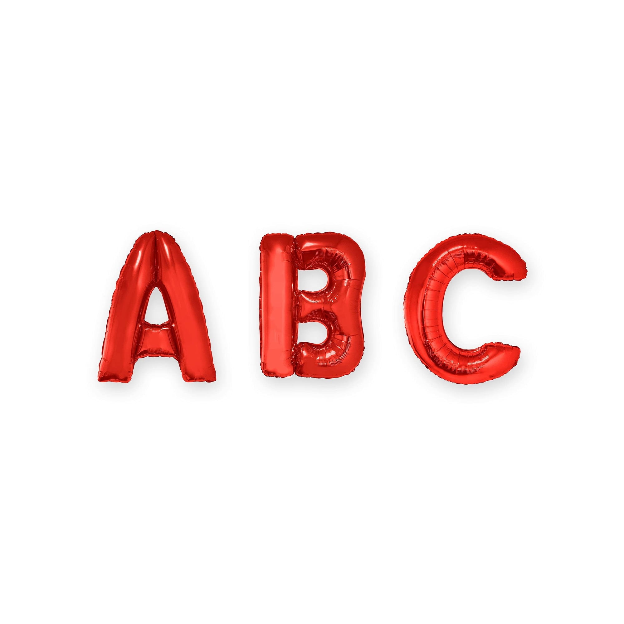 Globo De Aluminio Espa Letra U Rojo 40 Cm