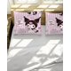 thumbnail image 3 of Cartoo-n Bunn-y 3-Piece Bed- Set Warm- and- Comfort Kawaii Bedd-ing Set C-ute Soft Microfib-er Bedc-loths for -Boys Girls Kids -Twin, 3 of 5