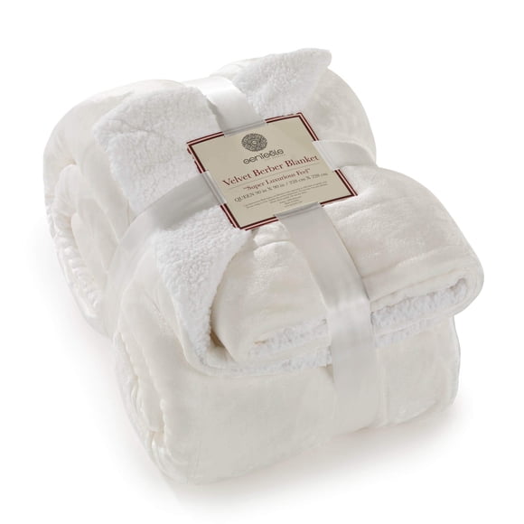 Manta Genteele Sherpa supersuave, reversible, 230 x 230 cm