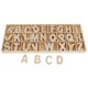 thumbnail image 3 of 156 Piezas De Letras De Madera Artesanal Alfabeto De Madera Natural Con Bandeja De Almacenamiento De Madera, 3 of 5