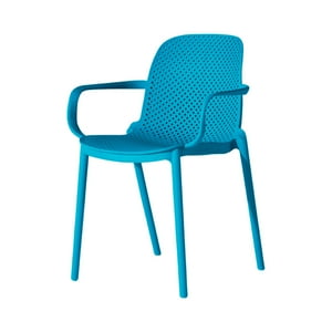 Genérico - Silla Art Berlin Con Brazos Azul
