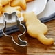 thumbnail image 2 of Baking Cookie Cutters Shapes Cat Mouse Giraffe Shape Biscuit Stainless Steel Metal Molds Cutters For RV Kitchen Baking Small Cookie Cutters, 2 of 3