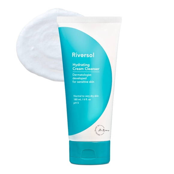 Limpiador Facial Riversol Crema Hidratante sin Fragancia 180 ml