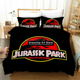 thumbnail image 1 of Fashion Red Jurassic Park Bedding Set Boys Girls Duvet Cover Pillowcase Bed Adult Bedroom, 1 of 5