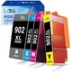 thumbnail image 1 of Cartucho DE tinta LxTek Compatible 902XL Negro Cian Magenta Amarillo, 1 of 2