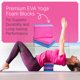 thumbnail image 4 of Juego de bloques de yoga Tolbi, paquete de 2, con banda elástica de baile y guía, 4 of 7