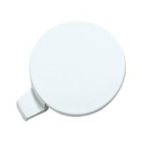 Magideal - Car Front Bumper Tow Hook Cover Caps For ,Towing Hooks Cover, Tow Bars Eye Cover Decoration, Replacements Parts Bumper Inserts , Blanco