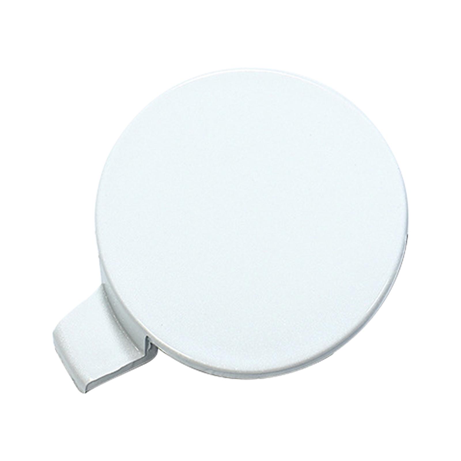 Magideal - Car Front Bumper Tow Hook Cover Caps For ,Towing Hooks Cover, Tow Bars Eye Cover Decoration, Replacements Parts Bumper Inserts , Blanco