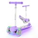 thumbnail image 1 of Scooter TONBUX para niños, inclinación para dirigir, 3 ruedas, ajustable, morado, 1 of 8