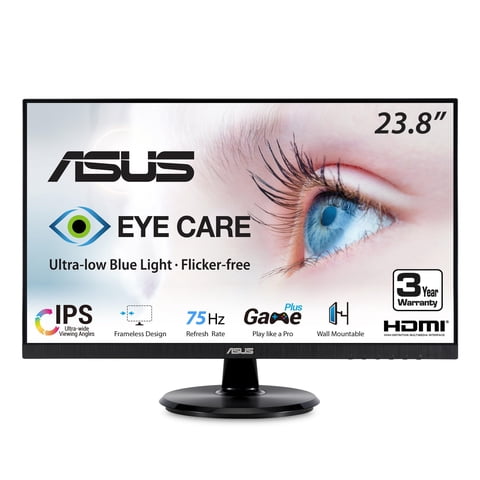 Monitor Asus Va24Dq 23,8"" 1080P Full Hd 75 Hz Ips Negro