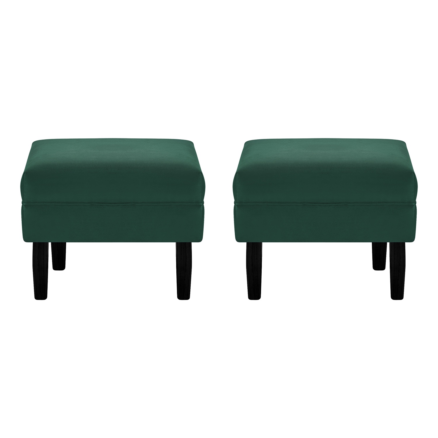 Bodevir - Set Pouf Sky 1C Felpa 00 Verde Botella