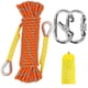 thumbnail image 1 of Cuerda de escalada NTR naranja/negro/azul, 8 mm, estática, 10 m a 50 m, con ganchos, 1 of 7