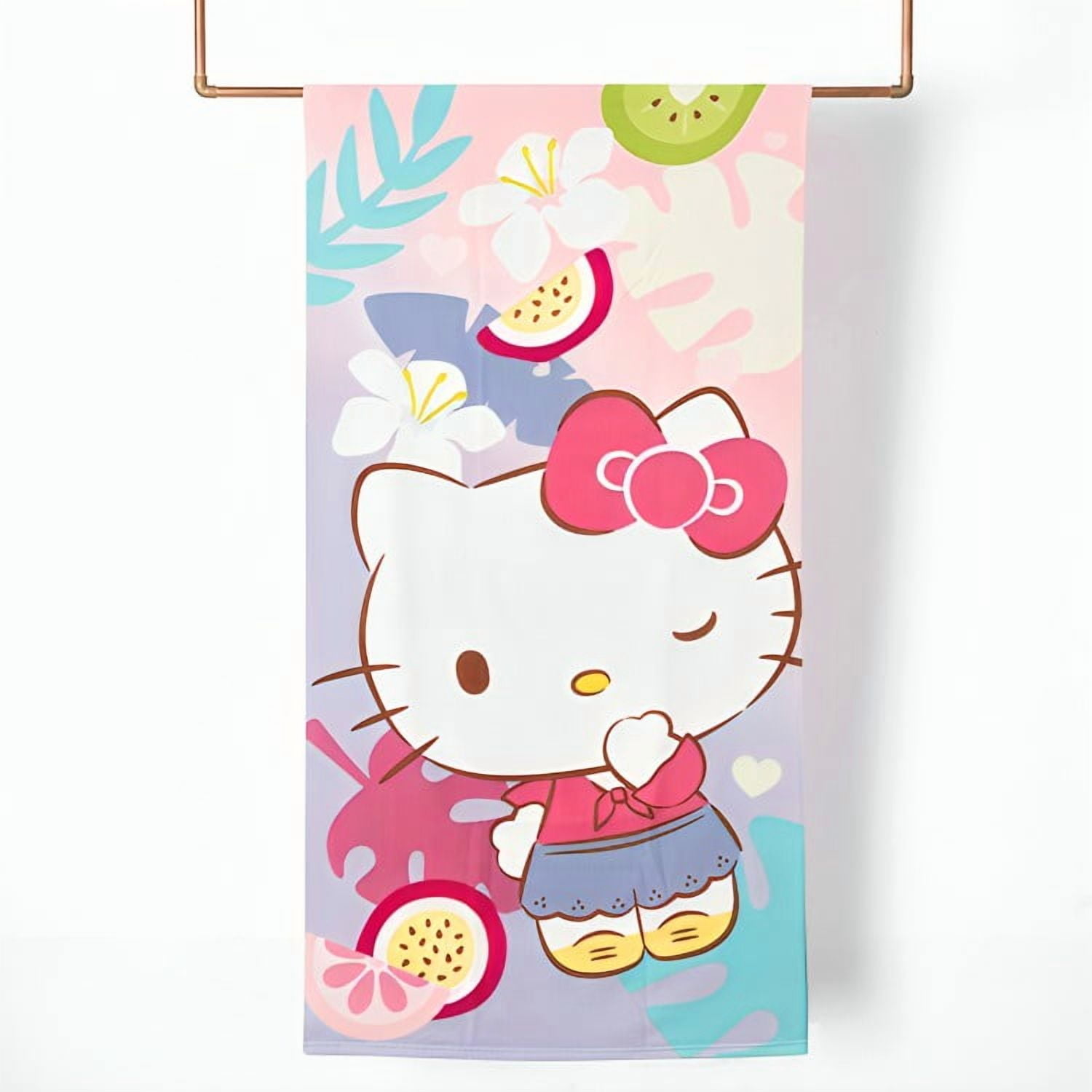 Mashini - Toalla De Playa Microfibra Hello Kitty Kawaii