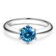 thumbnail image 2 of Moissanite Ring para Mujer 1Uds Color D VVS1 Anillos de Diamante de Plata Esterlina S925 Moissanite Aniversario Promesa Anillos de Boda para Mujer con Certificado, 2 of 9