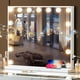 thumbnail image 1 of Espejo Vanity Hollywood con altavoz de luces, carga USB, espejo de maquillaje con bombillas, 3 modos de iluminación y espejo iluminado de escritorio para dormitorio y vestidor, 1 of 6