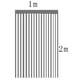 thumbnail image 2 of Paquete de 3 cortinas con flecos para decoración de fiestas, bodas, graduaciones, cumpleaños, Navidad, eventos, fiestas, suministros de 1 x 2 m, 2 of 5