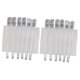 thumbnail image 5 of 10Pcs Peluquería Salon Seccionamiento Clips Abrazaderas Hair Styling Grip White, 5 of 5