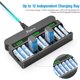 thumbnail image 2 of Cargador inteligente POWXS de 12 baterías AA, AAA y 9V NiMH/NiCD, 2 of 3