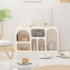 Santú Home & Deco - Aparador Organizador Geométrico Bogen Marfil Mediano