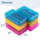 thumbnail image 3 of Cajas de lápices Mr. Pen de plástico transparente, paquete de 6 unidades, azul/amarillo/rosa, 3 of 8