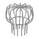 thumbnail image 5 of Filtro de protección para canalones, colador de desagüe, bajante de lluvia, antiobstrucción, cubierta de desagüe de techo exterior, protector de canalones, limpiador 3 pulgadas, 5 of 5