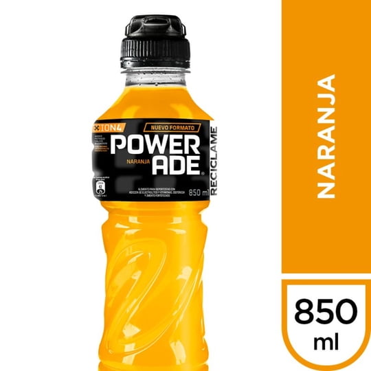 Bebida Isotónica Naranja Botella 850 ml Powerade